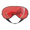 Red Watermelon Print Soft Eye Mask for Sleep Mask Sleep Eye Mask for Women Men Sleeping Sleeping Travel view 2
