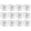 12 Pcs Acrylic Clear Box With Lid Square Cube Storage Box For Candy Jewelry Display view 1