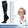 5Pairs Compression Socks for Women & Men Circulation 15-20 mmHg Support for Athletic Running Cycling,Knee High Compression Socks view 4