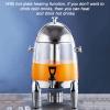 12L Stainless Steel Commercial Juice Bucket Cold Drinks Dispenser For Home Parties Events With Electric Heating Function view 3
