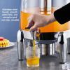 12L Stainless Steel Commercial Juice Bucket Cold Drinks Dispenser For Home Parties Events With Electric Heating Function view 4
