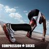5Pairs Compression Socks for Women & Men Circulation 15-20 mmHg Support for Athletic Running Cycling,Knee High Compression Socks view 3