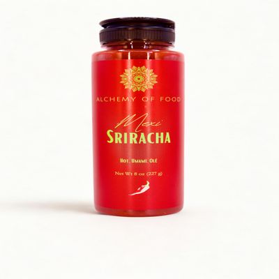 Alchemy of Food Mexican Sriracha, Garlic Chili Hot Sauce for Sushi & Asian Cuisine - 8 oz