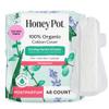 The Honey Pot Company - 48ct - Herbal Postpartum Pads w/Wings - Infused w/Essential Oils for Cooling Effect, Organic Cotton Cover, & Ultra-Absorbent - Feminine Care view 1