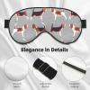 beagle patterns print Unisex Sleeping Eye Mask,Soft Blocking Eye Mask Adjustable Strap Sleeping Face mask view 4