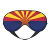 Arizona Flag print Unisex Sleeping Eye Mask,Soft Blocking Eye Mask Adjustable Strap Sleeping Face mask view 1