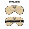 Funny Cartoon Pug Puppy Dogs print Unisex Sleeping Eye Mask,Soft Blocking Eye Mask Adjustable Strap Sleeping Face mask view 2