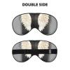 angel feathers print Unisex Sleeping Eye Mask,Soft Blocking Eye Mask Adjustable Strap Sleeping Face mask view 2