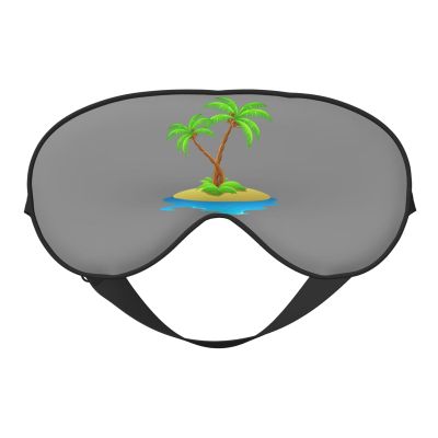 3D Palm Tree print Unisex Sleeping Eye Mask,Soft Blocking Eye Mask Adjustable Strap Sleeping Face mask