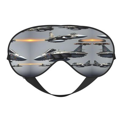 Aircraft Fighter Jets print Unisex Sleeping Eye Mask,Soft Blocking Eye Mask Adjustable Strap Sleeping Face mask