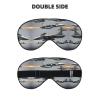 Aircraft Fighter Jets print Unisex Sleeping Eye Mask,Soft Blocking Eye Mask Adjustable Strap Sleeping Face mask view 2