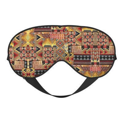 African Textile Patchwork print Unisex Sleeping Eye Mask,Soft Blocking Eye Mask Adjustable Strap Sleeping Face mask