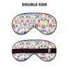 Mexican Otomi Animals print Unisex Sleeping Eye Mask,Soft Blocking Eye Mask Adjustable Strap Sleeping Face mask view 2