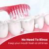 20Pack Mini Disposable Toothbrushes Set 5-in-1 Portable Pre-Pasted Travel Toothbrush with Toothpaste + Tongue Scraper + Floss + Pick Individually Wrapped Small Prepasted Toothbrush for Kids Adults view 4