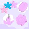 3 Pcs Flower Silicone Chewing Necklace Suitable for Sensory Children, for Boys and Girls with Autism, ADHD, Anxiety or SPD Chewing Fidgeting for Boys Girls Adults Chewer view 3