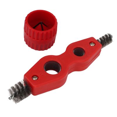 Copper Pipe Cleaner and Reamer Set for Effective Pipe Cleaning, Polishing, and Removal - Durable Plastic & Alloy Steel Design