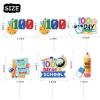 100 Days of School Cupcake Toppers - 18pcs Happy 100 Days Cupcake Picks - Kids Kindergarten Preschool Primary High School Party Supplies view 3