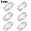 100% Cotton Mop Pad Reusable, Microfiber Reusable Mop Pads, Reusable Mop Pads Compatible 6 Pack Fiber Cloth Mop Pads for Cotton 15x8 Inches (White) view 2