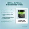 PADMURA Organic Moringa Oleifera Leaf Powder Capsules 1000mg - for Immune Support, Lactation Support & Skin Health | USDA Organic Certified | Non GMO | Gluten Free | Vegan - 120 Veg Capsules view 4