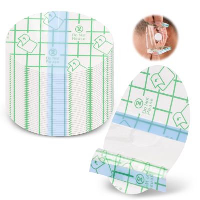 120pcs Ear Covers for Kids, Cotton Bath Ear Protector Waterproof Design Ear Plugs for Babies Bathing Swimming Shower Ear Stickers Protection Patches Using Only Once Fit Only for Children