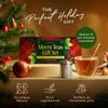 Gya Tea Co 14 Flavors Merry Tea Gift Set Variety Pack (28 Packs) - Assorted Loose Leaf Tea Sampler for Warm Holidays - Get Well Gifts With Infuser & Spoon view 2