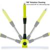 RRRYYYZZ Silicone Brooms for Floor Cleaning, with 51 Long Handle Squeegee Broom for Floor, Silicone Brooms for Floor Cleaning for Concrete Floor,Bathroom Tile view 3