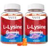 L-Lysine 1000mg Gummies - Supports Skin, Lip, Vegan, Gluten Free, 60 Chewable Lysine for Adults, Vitamins Tissue Health & Immune System, Amino Acid Vitamin Supplement & Complex Supplements (2 Pack) view 1