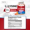 L-Lysine 1000mg Gummies - Supports Skin, Lip, Vegan, Gluten Free, 60 Chewable Lysine for Adults, Vitamins Tissue Health & Immune System, Amino Acid Vitamin Supplement & Complex Supplements (2 Pack) view 3