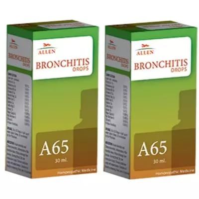 NineLife Basics A65 Bronchitis Drops (30ml, Pack of 2), White