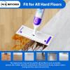 20 Count Swiffer Wet Pads Refill - Plant Fiber Material for Effective Cleaning, Disposable Power Mop Pads Refills, Blue Color view 4