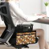 Gomyblomy Hippie Flowers Wheelchair Side Bag with Cup Holder and Multi Pockets, Portable Electric Wheelchair Armrest Bags Lightweight Wheelchair Accessories for Seniors and Adults view 3