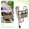Gomyblomy Hippie Flowers Wheelchair Side Bag with Cup Holder and Multi Pockets, Portable Electric Wheelchair Armrest Bags Lightweight Wheelchair Accessories for Seniors and Adults view 4