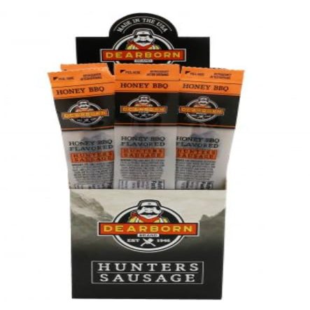 Dearborn Brand Honey BBQ Snack Sticks 24 Pack (1 oz Each) | Premium Quality Meat Sticks for Busy Families | Savory & Sweet On-the-Go Snacks | Perfect for Lunchboxes & Outdoor Activities