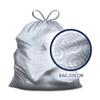Color Scents Tall Kitchen Trash Bags -13 Gallon, 160 Total Bags (8 Packs of 20 Count), Drawstring - Silver bag in Simply Clean Scent with Microban view 3
