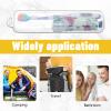 COMNICO Travel Toothbrush Case, 2 Pcs Travel Size Toothbrush Holder Portable Clear Toothbrush and Toothpaste Storage Container Hard Plastic Transparent Toothbrush Carrying Box for Travel Use view 4