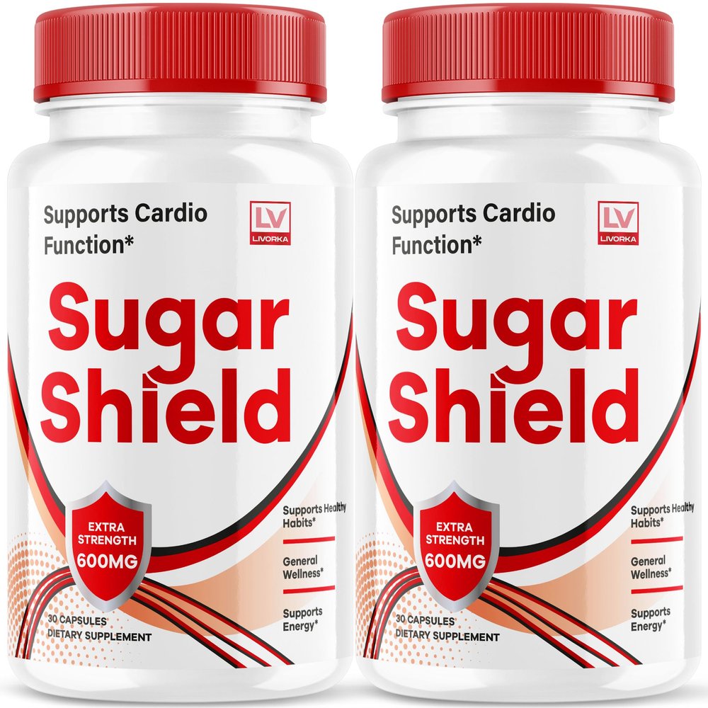(2 Pack) Sugar Shield, Sugar Shield Blood Support, Sugar Shield Pills, Sugar Shield Capsules, Sugar Shield All Natural, SugarShield, Sugar Shield Advanced Formula, Sugar Shield Reviews, 60 Capsules