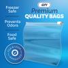 100 Count - Slider Zip Food Storage Bags, 10" x 7" 3 Mil Heavy Duty, Strong & Durable For Freezer Storage. GPI view 2