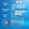 1000 Count - Slider Zip 2.5 Gallon Jumbo Food Storage Bags, 13" x 18" 3 Mil Heavy Duty, Extra Large, Strong & Durable For Freezer Storage. GPI view 3