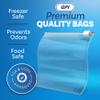 1000 Count - Slider Zip Food Storage Snack Bags, 6" x 6" (1 Pint) 3 Mil Heavy Duty, Strong & Durable For Freezer Storage, For Sandwiches, Snacks & More. GPI view 3