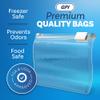 1000 Count - Slider Zip Food Storage Snack Bags, 4" x 3" 2 Mil, Strong & Durable For Freezer Storage, For Nuts, Candy, Snacks, Seeds, Jewelry & More. GPI view 3