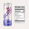 GURU ZERO SUGAR Wild Berry Organic Energy Drink with Plant Based Natural Caffeine from Green Tea, Coconut Water, Prebiotic, Zero Added Sugars, Gluten Free & Vegan, Pre Workout, 140MG Caffeine, 12 Oz (Pack of 24) view 2