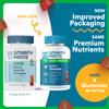 SmartyPants Multivitamin for Men, Organic Gummies: Methylfolate, Omega 3 (ALA), Vitamin D3, C, Vitamin B12, B6, A, K & Zinc for Immune Support, Biotin, Vegetarian, 120 Gummies (30 Day Supply) view 2