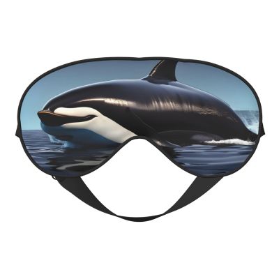 Orca Killer Whale print print Unisex Sleeping Eye Mask,Soft Blocking Eye Mask Adjustable Strap Sleeping Face mask