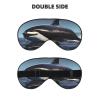 Orca Killer Whale print print Unisex Sleeping Eye Mask,Soft Blocking Eye Mask Adjustable Strap Sleeping Face mask view 2