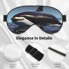Orca Killer Whale print print Unisex Sleeping Eye Mask,Soft Blocking Eye Mask Adjustable Strap Sleeping Face mask view 4