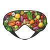 Fresh Fruits and Vegetables print Unisex Sleeping Eye Mask,Soft Blocking Eye Mask Adjustable Strap Sleeping Face mask view 1