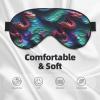 3D Magical Dragon Scales Pattern print Unisex Sleeping Eye Mask,Soft Blocking Eye Mask Adjustable Strap Sleeping Face mask view 3