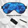 DNA Chain Photo print Unisex Sleeping Eye Mask,Soft Blocking Eye Mask Adjustable Strap Sleeping Face mask view 4