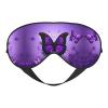 Lovely Purple Butterflys print Unisex Sleeping Eye Mask,Soft Blocking Eye Mask Adjustable Strap Sleeping Face mask view 1