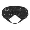 Black Music Notes print Unisex Sleeping Eye Mask,Soft Blocking Eye Mask Adjustable Strap Sleeping Face mask view 1